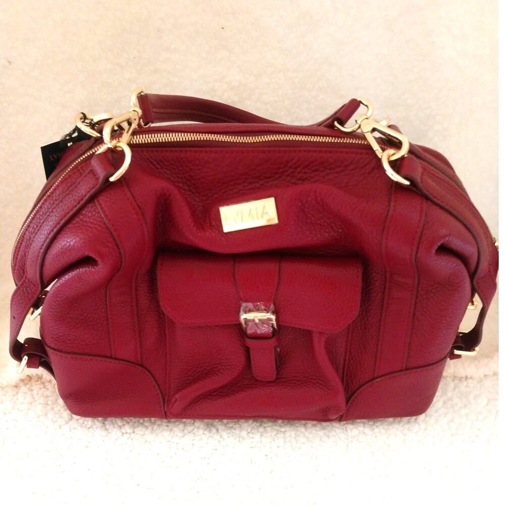 LYMIA Charlie Designer Leather Sachel/Tote